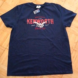 Tee shirt men's xlarge Kenworth truck Co. Truck drivers tee blue